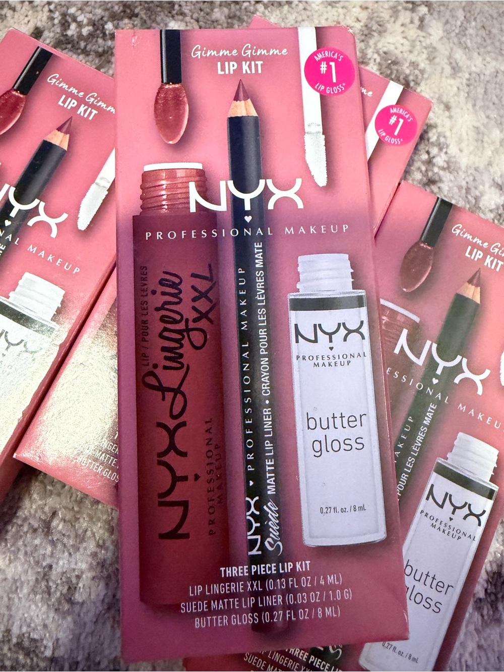 NYX Gimme Gimme Lip Kit 3 Piece Set